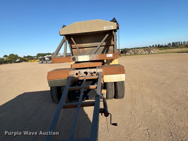 image for item EA0512 2014 Precisons bottom dump pup trailer  