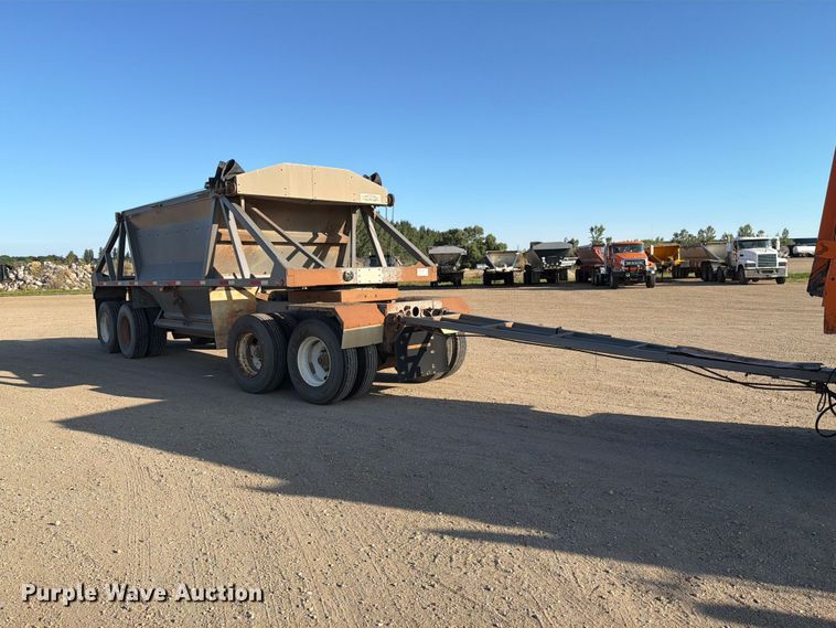 image for item EA0512 2014 Precisons bottom dump pup trailer  