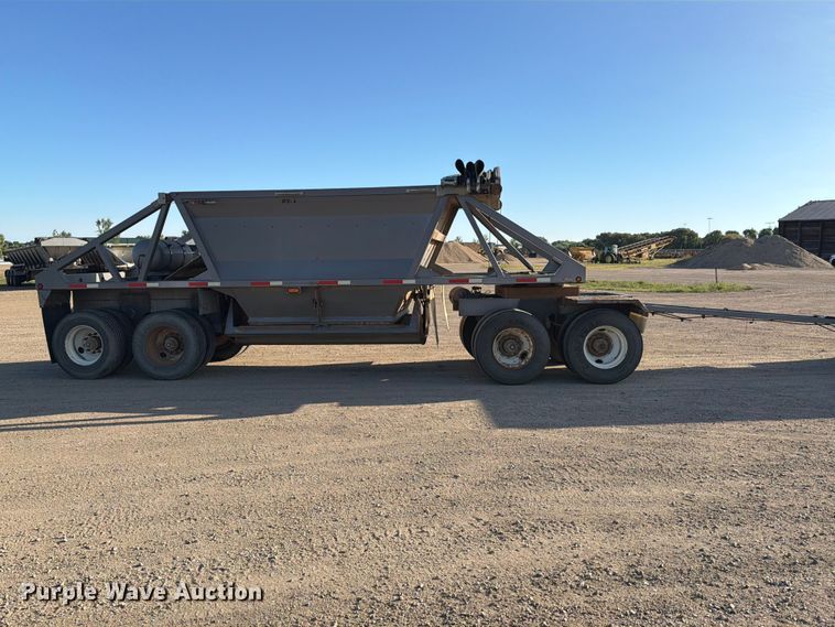 image for item EA0512 2014 Precisons bottom dump pup trailer  