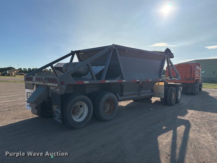 image for item EA0512 2014 Precisons bottom dump pup trailer  