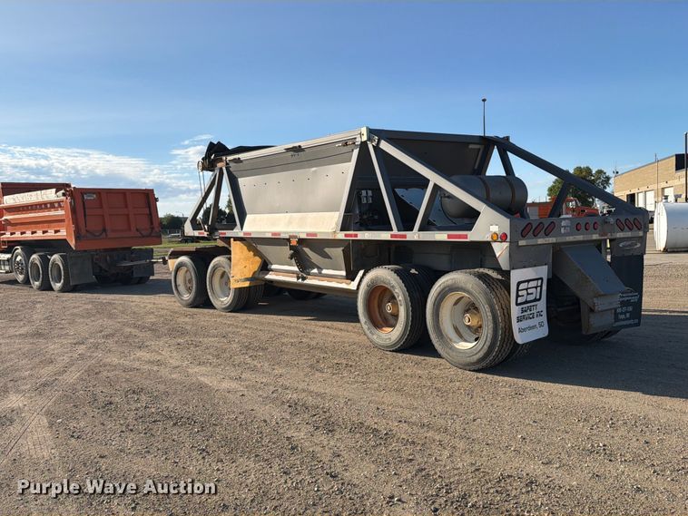 image for item EA0512 2014 Precisons bottom dump pup trailer  