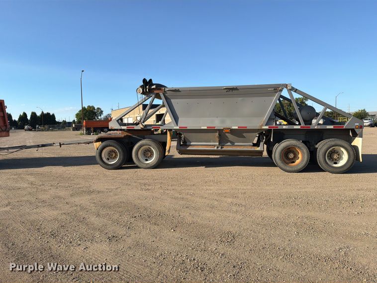 image for item EA0512 2014 Precisons bottom dump pup trailer  
