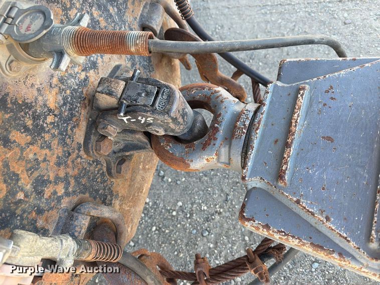 image for item EA0512 2014 Precisons bottom dump pup trailer  