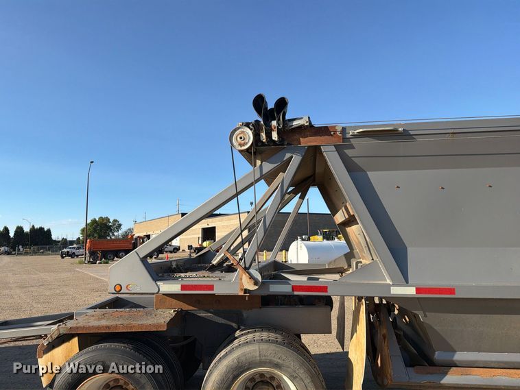 image for item EA0512 2014 Precisons bottom dump pup trailer  