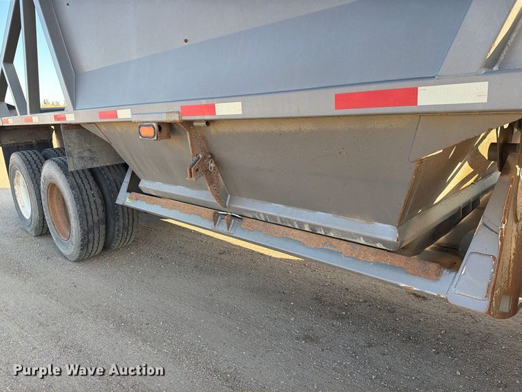 image for item EA0512 2014 Precisons bottom dump pup trailer  