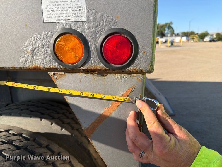 image for item EA0512 2014 Precisons bottom dump pup trailer  