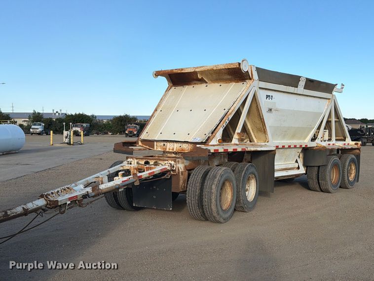 image for item EA0513 2009 Dragon Ranco bottom dump pup trailer  