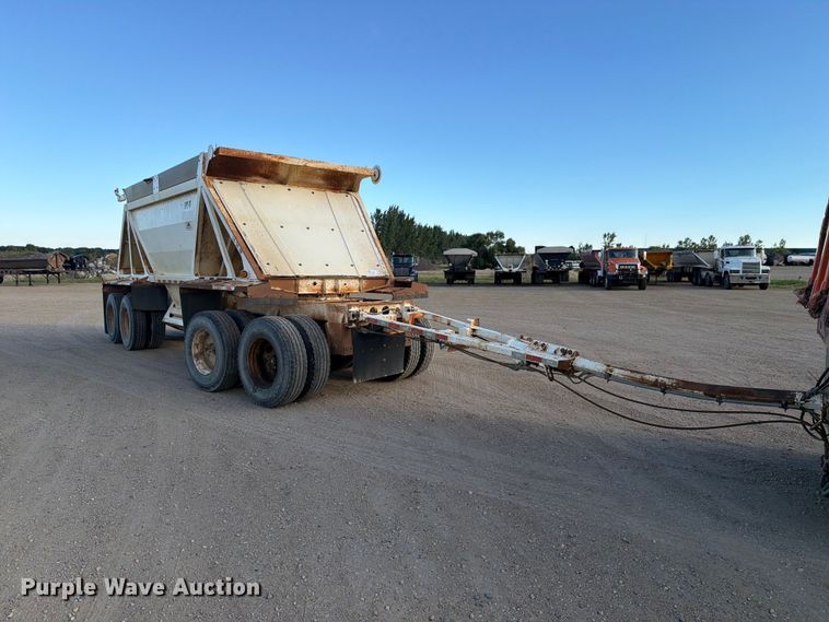 image for item EA0513 2009 Dragon Ranco bottom dump pup trailer  