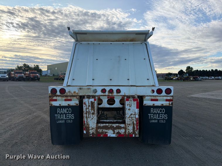 image for item EA0513 2009 Dragon Ranco bottom dump pup trailer  