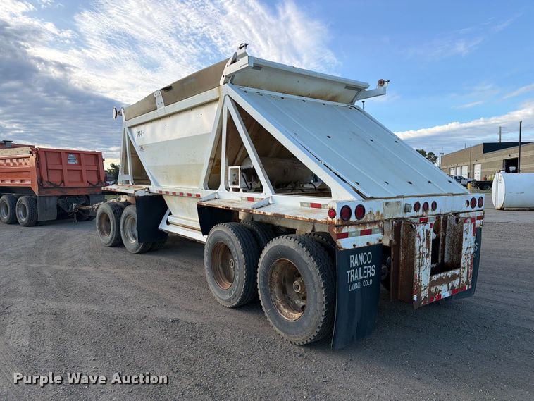 image for item EA0513 2009 Dragon Ranco bottom dump pup trailer  
