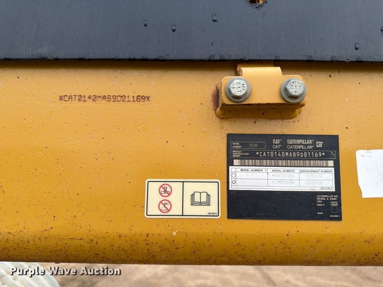 image for item EA0530 2008 Caterpillar 140M VHP Plus motor grader