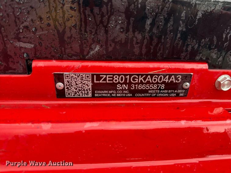 image for item EO8753 2016 eXmark Laser Z ZTR lawn mower