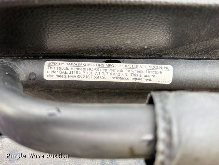 image for item EO8756 2009 Kawasaki Mule 4010 utility vehicle