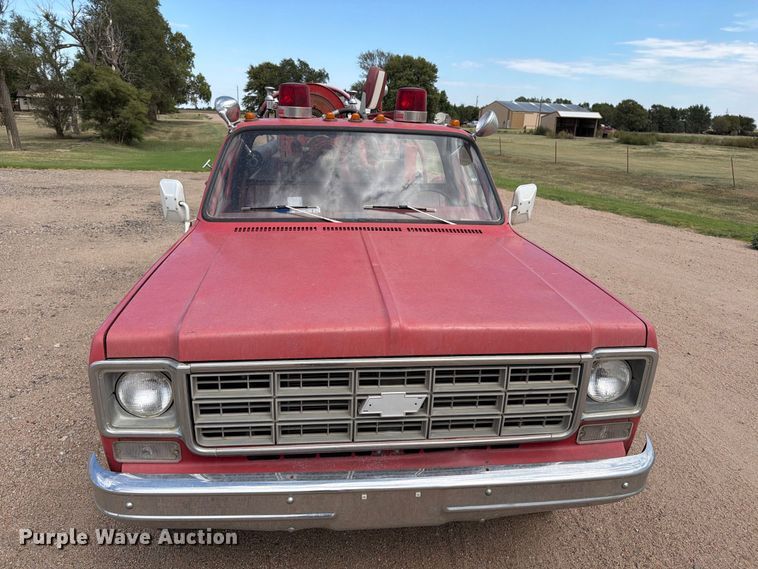 image for item EP7643 1977 Chevrolet Custom Deluxe 30 brush fire truck