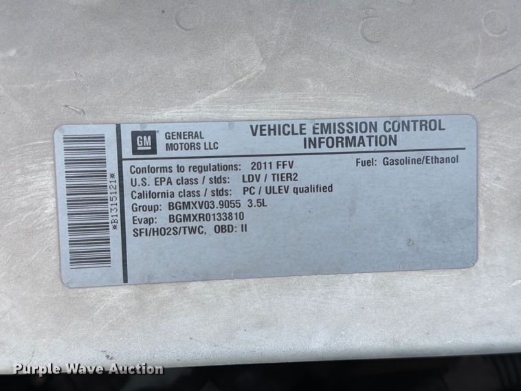 image for item EP7680 2011 Chevrolet Impala 
