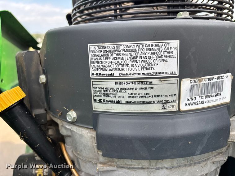 image for item ER3309 2018 John Deere Z970R ZTR lawn mower