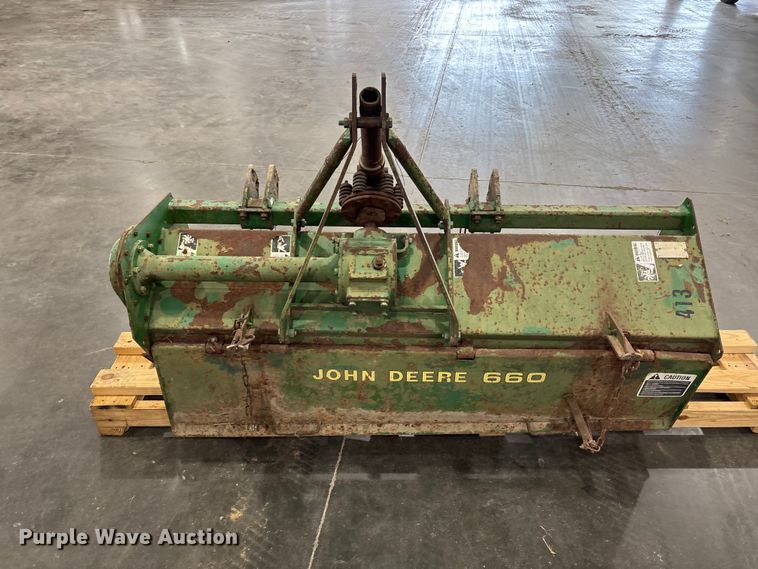image for item ER3313 John Deere 660 rototiller