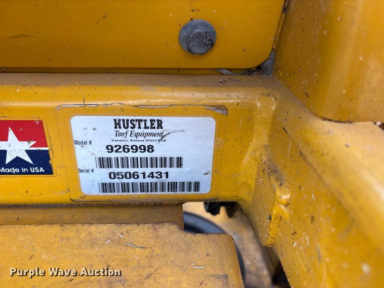 image for item ER3319 2005 Hustler Super Z ZTR lawn mower