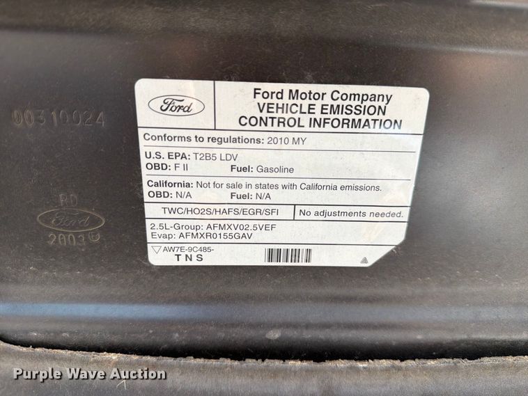 image for item ES8122 2010 Ford Fusion 