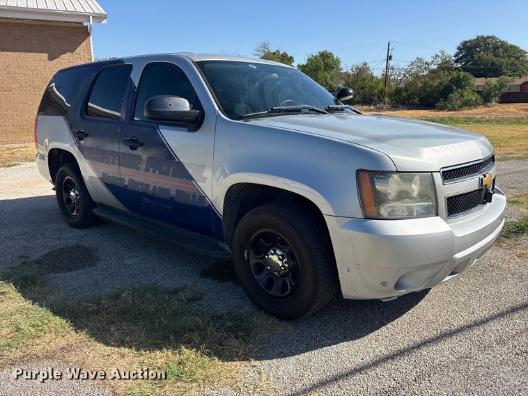 image for item ES8126 2012 Chevrolet Tahoe Police SUV