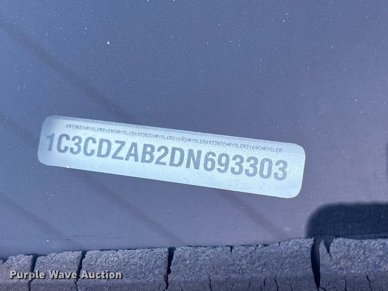 image for item ES8128 2013 Dodge Avenger Sedan