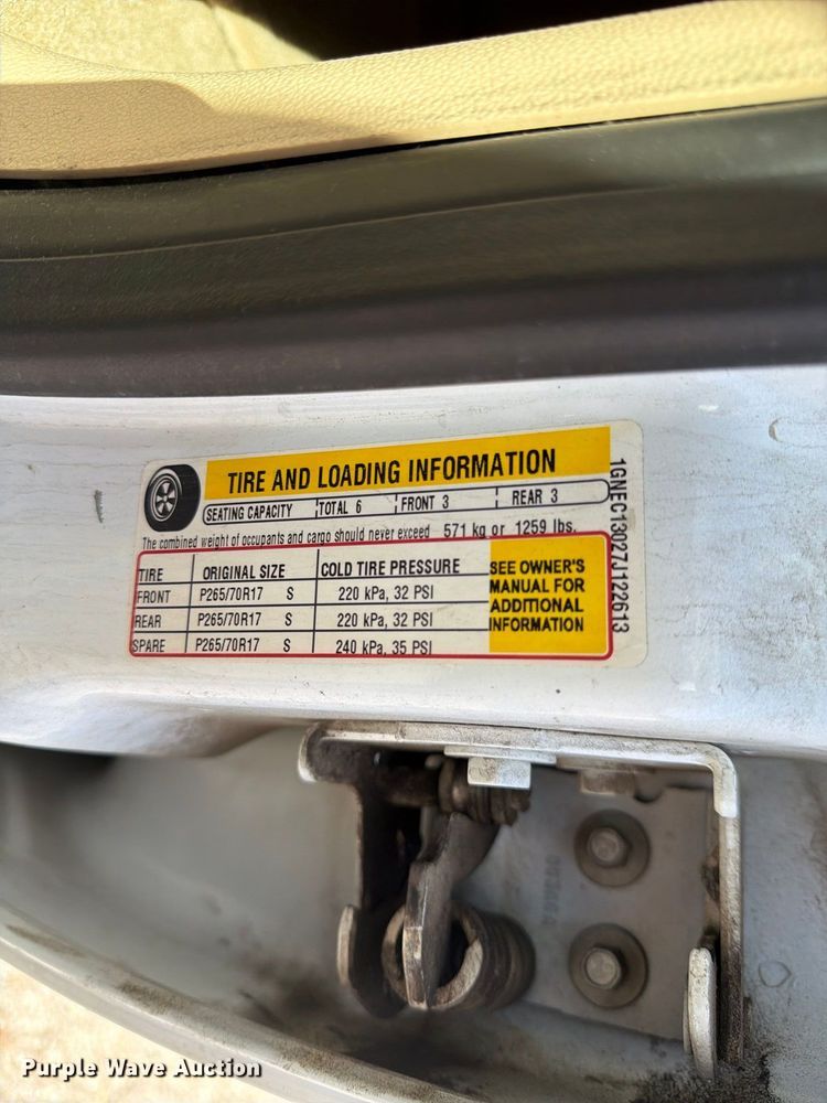 image for item ES8132 2007 Chevrolet Tahoe SUV