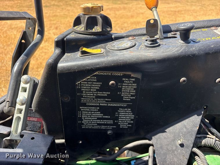 image for item ES8136 2018 John Deere Z970R lawn mower