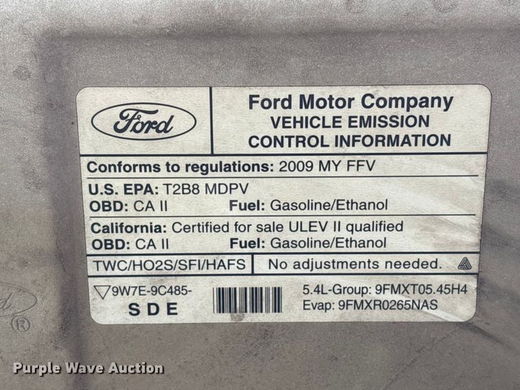 image for item EU0686 2009 Ford E350 