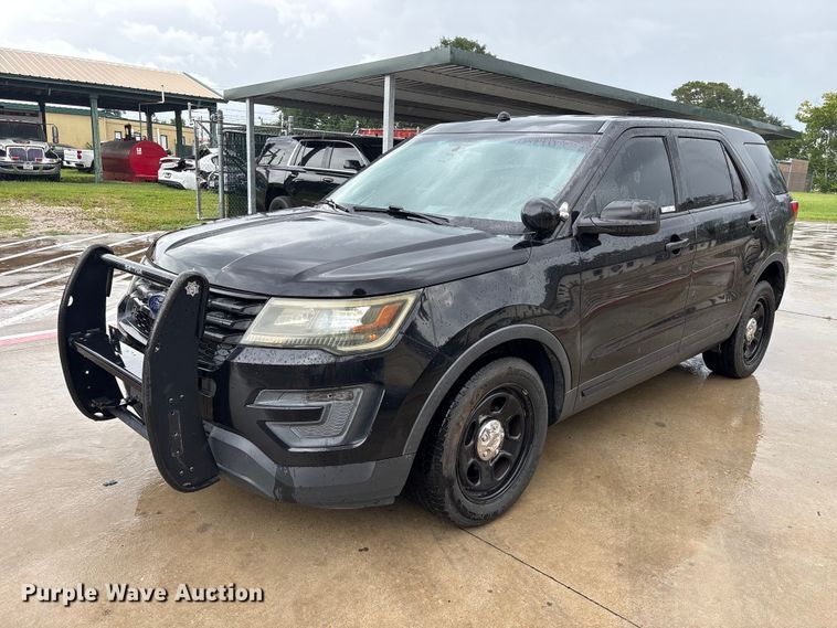 image for item EU0738 2017 Ford Explorer Police Interceptor SUV