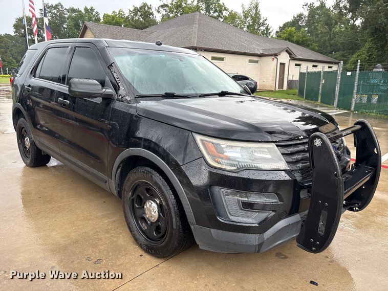 image for item EU0738 2017 Ford Explorer Police Interceptor SUV