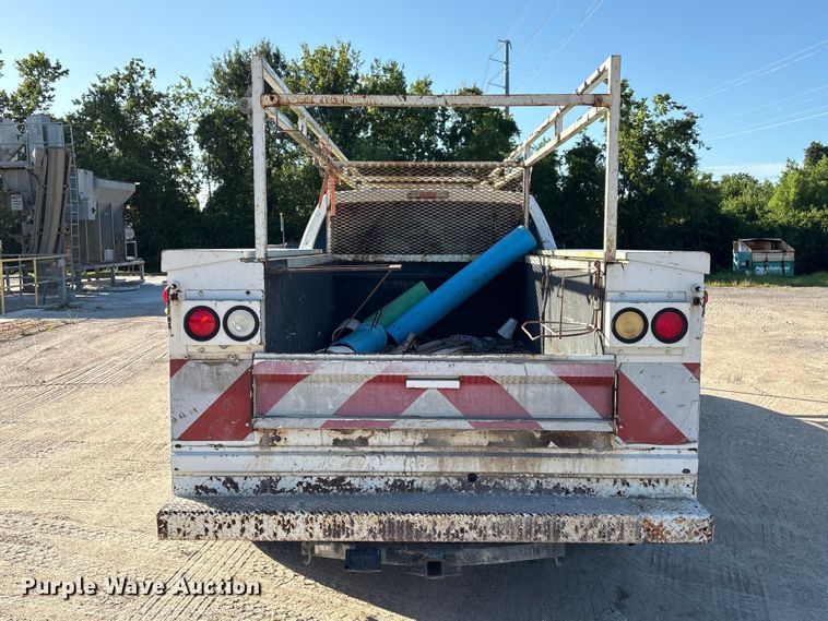 image for item EU0836 2014 Ford F250 Super Duty Crew Cab utility bed pickup truck