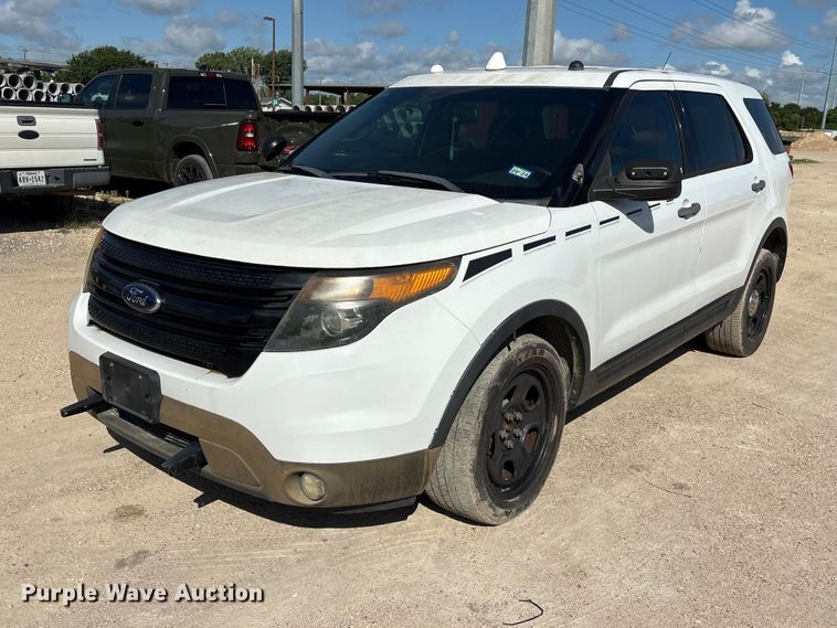 image for item EU0838 2014 Ford Explorer Police Interceptor SUV