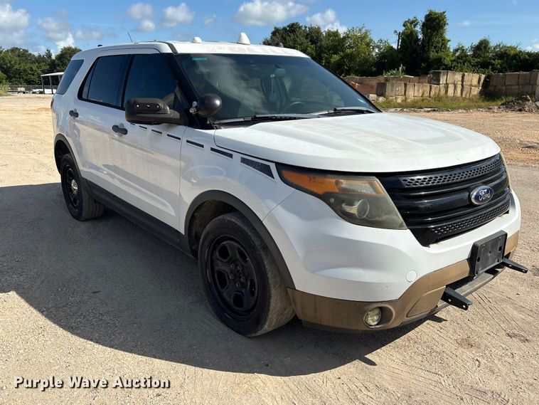 image for item EU0838 2014 Ford Explorer Police Interceptor SUV