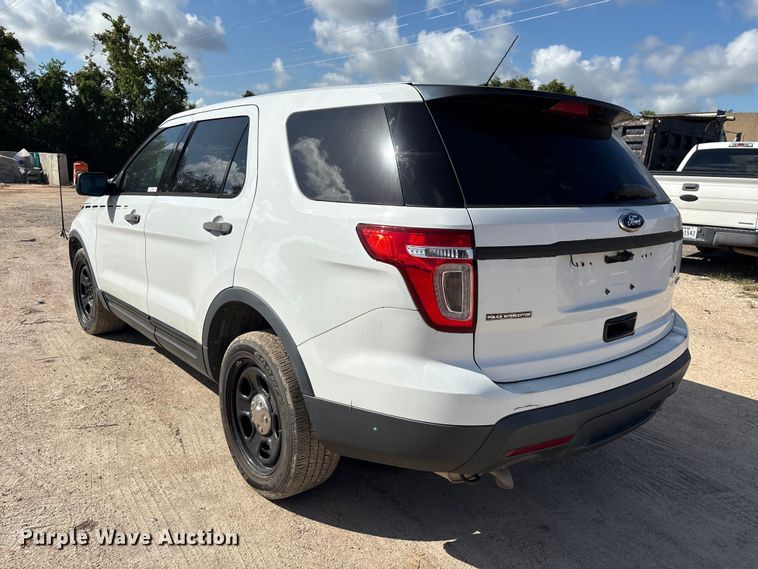 image for item EU0838 2014 Ford Explorer Police Interceptor SUV