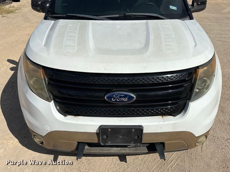 image for item EU0838 2014 Ford Explorer Police Interceptor SUV