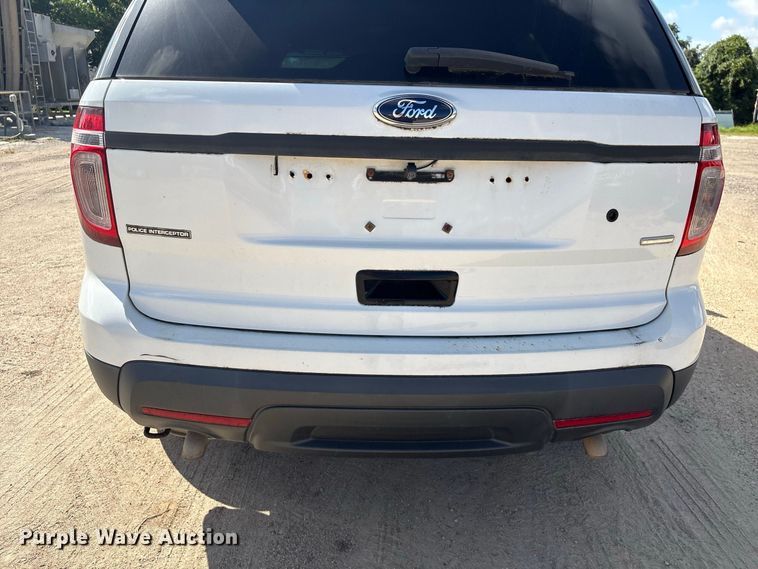 image for item EU0838 2014 Ford Explorer Police Interceptor SUV