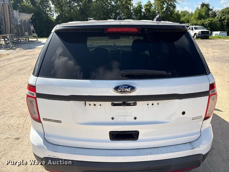image for item EU0838 2014 Ford Explorer Police Interceptor SUV