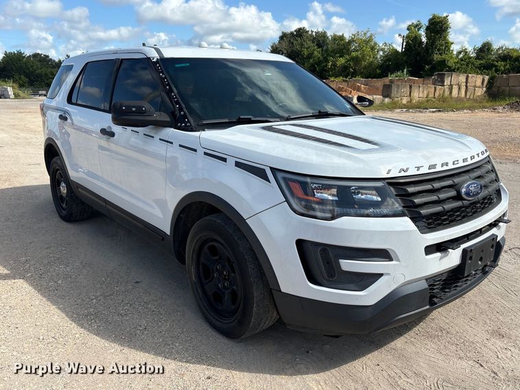 image for item EU0839 2016 Ford Explorer Police Interceptor SUV