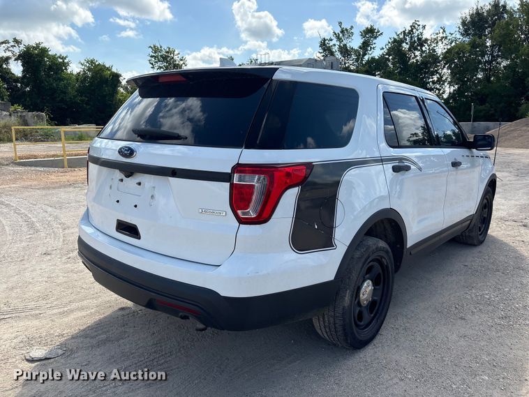 image for item EU0839 2016 Ford Explorer Police Interceptor SUV