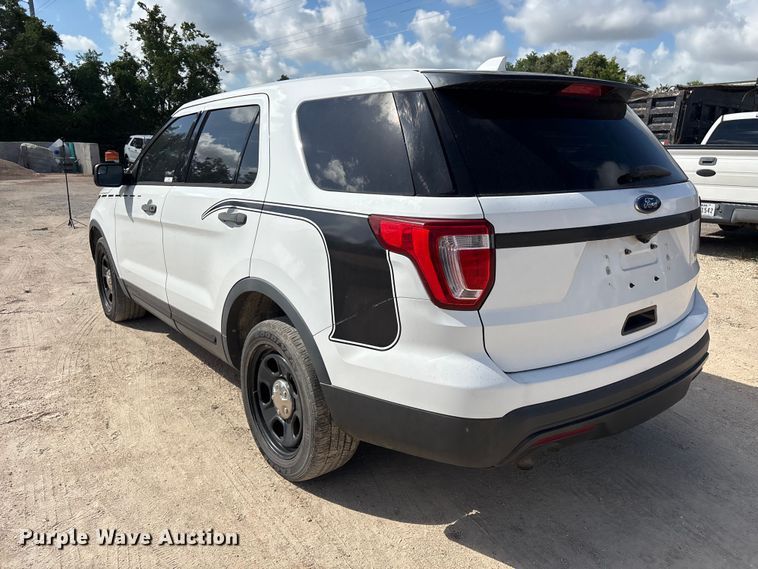 image for item EU0839 2016 Ford Explorer Police Interceptor SUV
