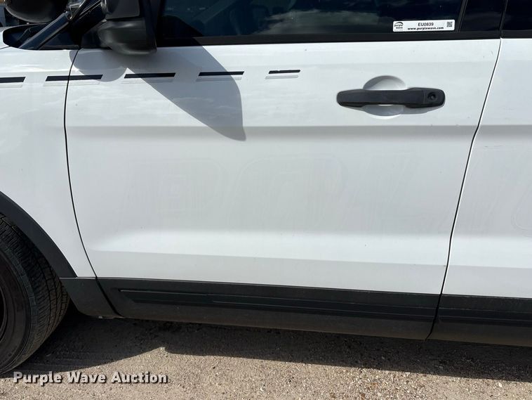 image for item EU0839 2016 Ford Explorer Police Interceptor SUV