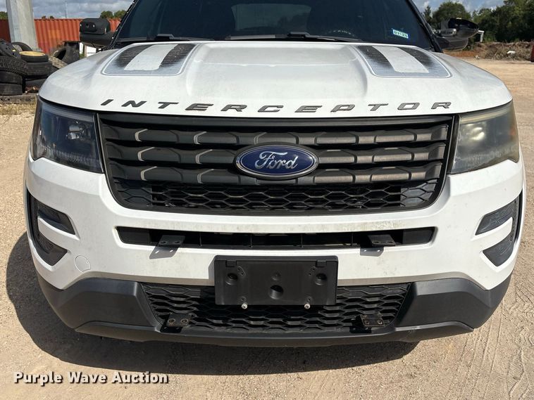 image for item EU0839 2016 Ford Explorer Police Interceptor SUV