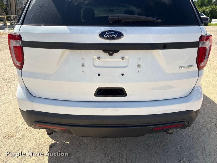 image for item EU0839 2016 Ford Explorer Police Interceptor SUV