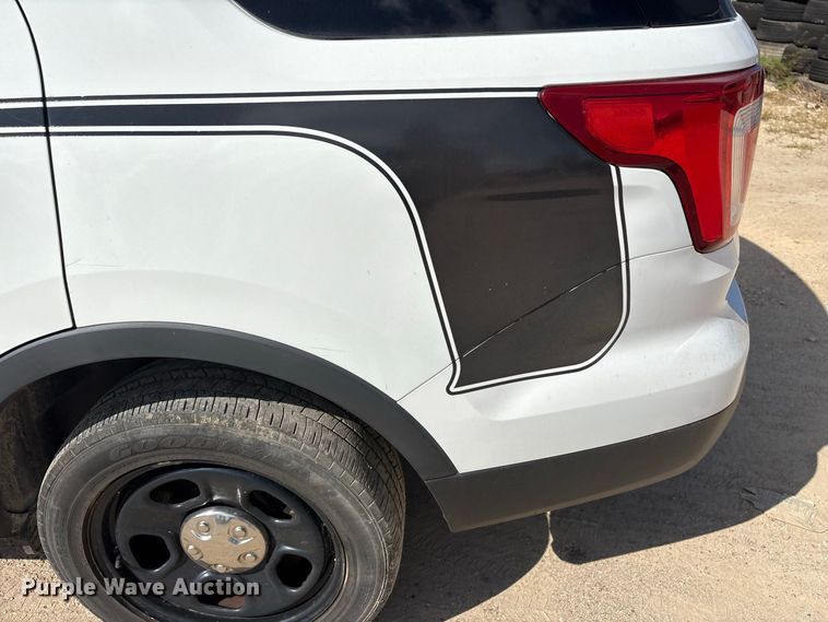image for item EU0839 2016 Ford Explorer Police Interceptor SUV
