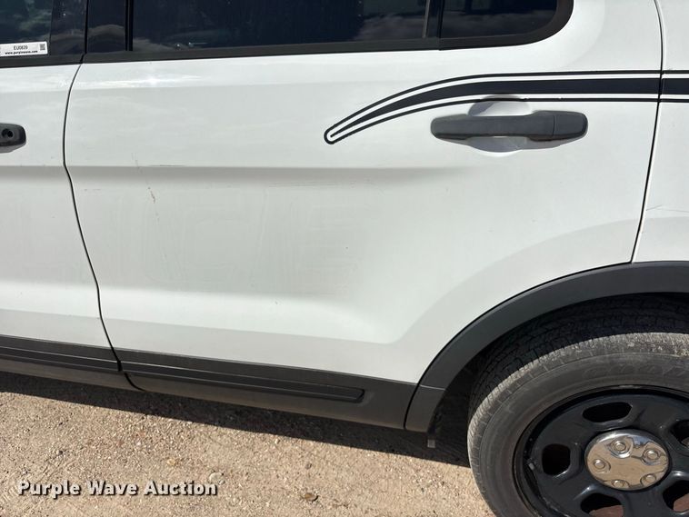 image for item EU0839 2016 Ford Explorer Police Interceptor SUV