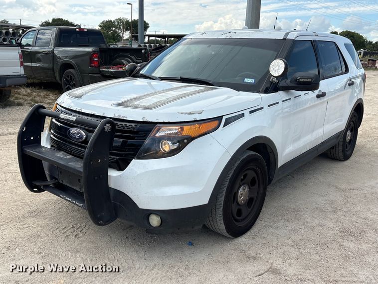 image for item EU0850 2013 Ford Explorer Police Interceptor SUV