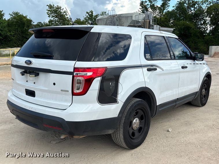 image for item EU0850 2013 Ford Explorer Police Interceptor SUV