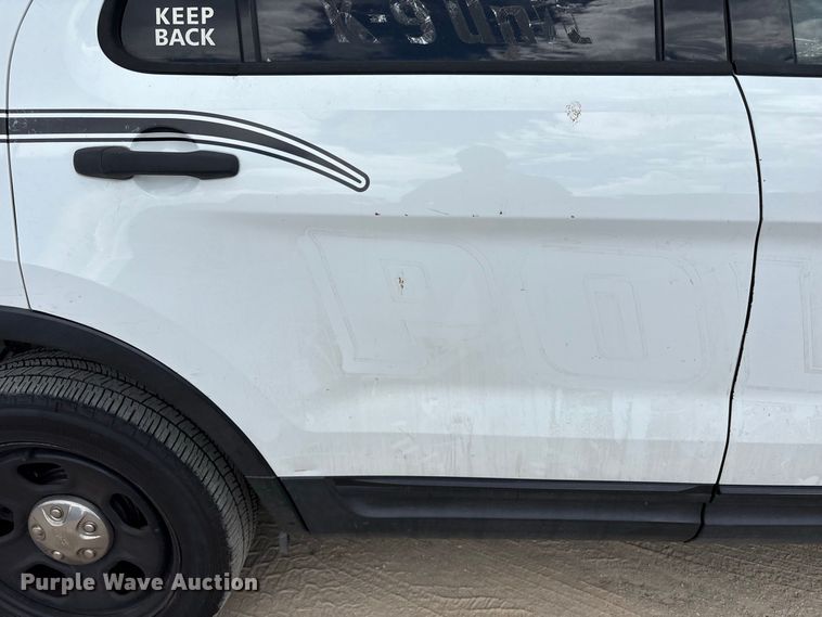 image for item EU0850 2013 Ford Explorer Police Interceptor SUV