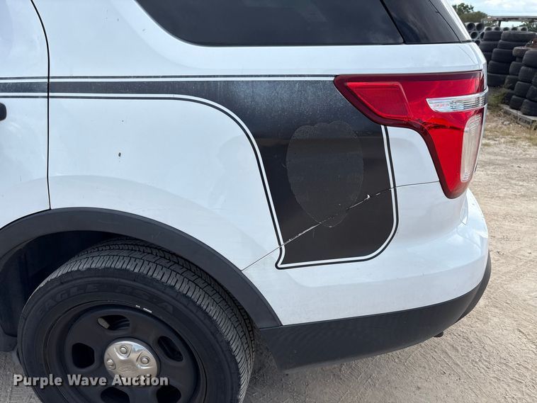 image for item EU0850 2013 Ford Explorer Police Interceptor SUV