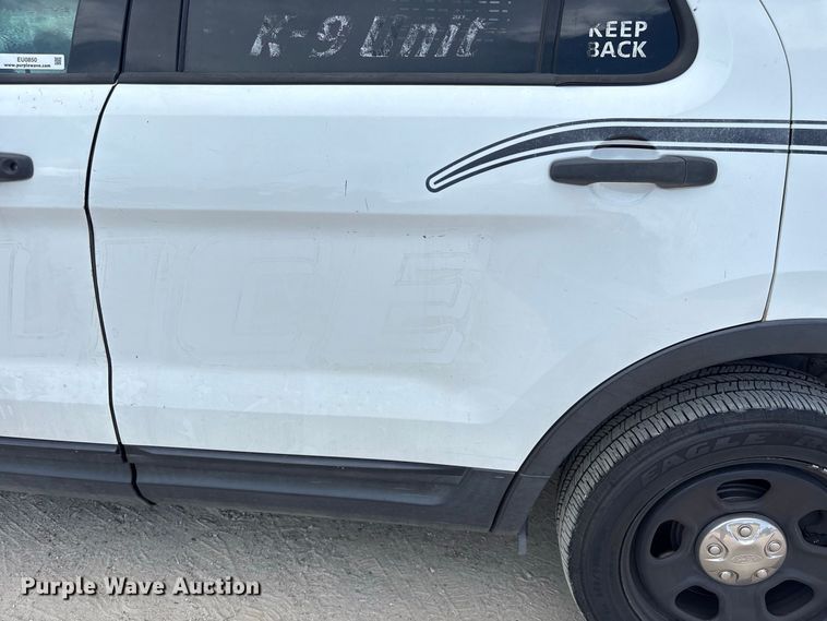 image for item EU0850 2013 Ford Explorer Police Interceptor SUV